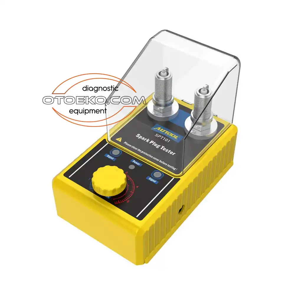 جهاز اختبار شمعات الاحتراق المزدوج AUTOOL SPT101 (محاكاة 0-6000 دورة/دقيقة)